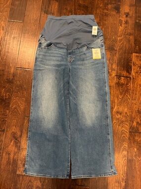 Levi Strauss Comfort-Stay Maternity Wide  Leg Jeans XL